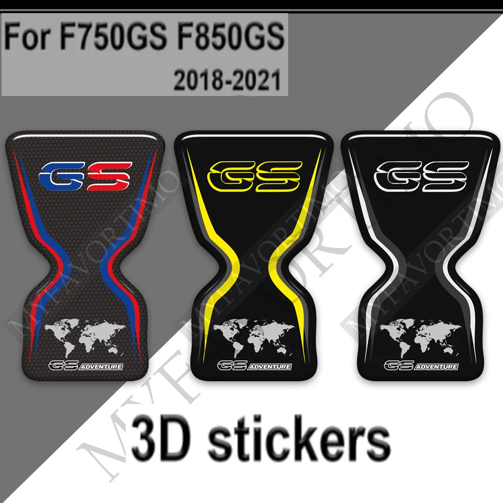 F 750 850 GS GSA Tank Pad Decal Stickers For BMW F750GS F850GS Gas Knee Protector Adventure Motorcycle 2018 2019 2020 2021
