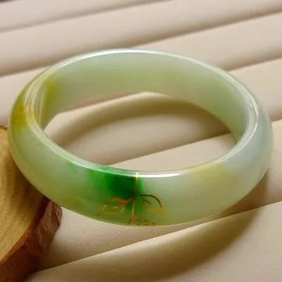 

Ювелирные изделия zheru, браслет из натурального бирманского нефрита 54 мм-62 мм, изысканная фотография, отправить подруге, отправить маму