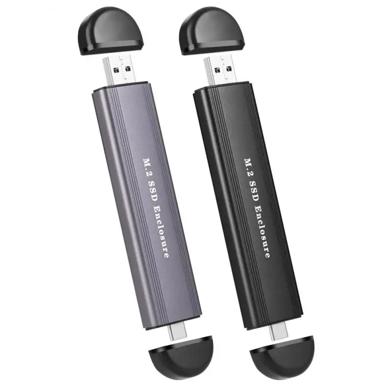 M2 Ssd Case Nvme Usb Tipo C Gen2 10Gbps Pcie Ssd Enclosure M.2 Nvme Enclosure M.2 Sata Ngff 6Gbps Solid State Drive Case