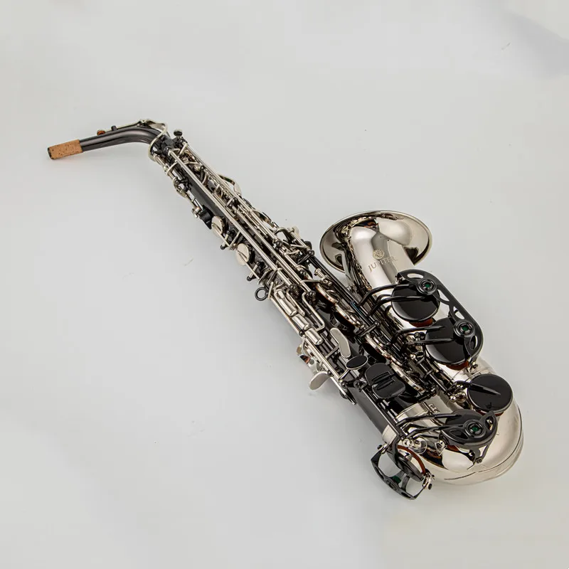 JUPITER JAS1100 Alto Eb Tune Saxophone Brass Musical Instrument Black silver Lacquer Sax Case Mouthpiece