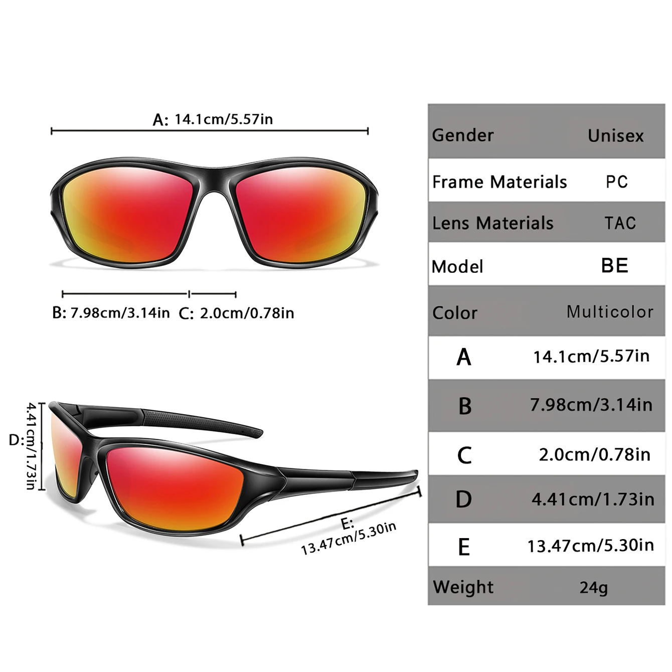Men and Women Polarized Fishing Sunglasses 2