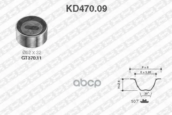 KD470.09_рем.к-кт ГРМ! Mazda 323 1.5/1.6 85-91 NTN-SNR арт. KD47009 | Автомобили и мотоциклы