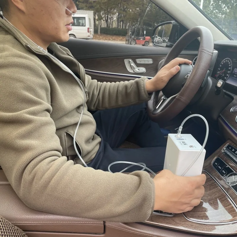 1L/2L/3L Portable Oxygen Concentrator Generator AC 24hours Continuous Oxygen Machine 8 hours Battery Working Time