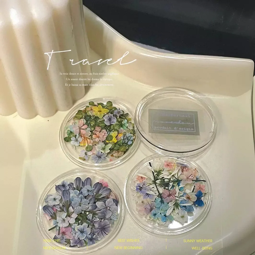 1 상자 유화 꽃 손톱 액세서리 꽃 네일 장식 3D 네일 DIY 손톱 꽃 네일 살롱 세트