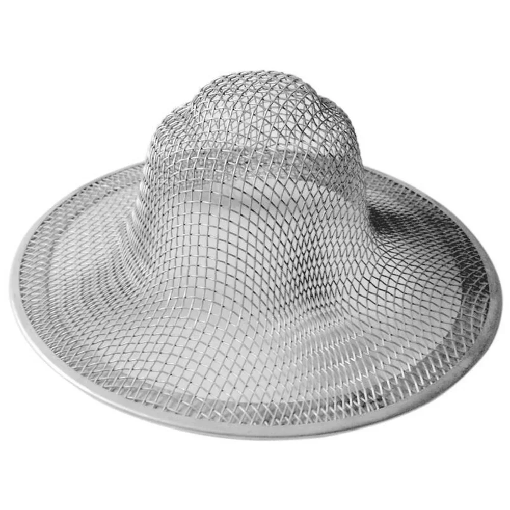 New Kitchen Sink Strainer Stainless Steel Flume Filter Mesh Trap Bathtub Wash Basin Sundries Drain Hole Strainer Kitchen Gadget