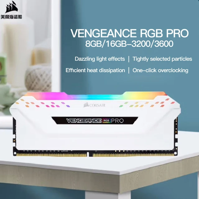 CORSAIR Vengeance RGB PRO RAM 8GB 2x8GB 16GB 2x16GB 3600MHz Memoria Module  Dual-channel DDR4 PC4 DIMM C18 RGB Memory -White - AliExpress