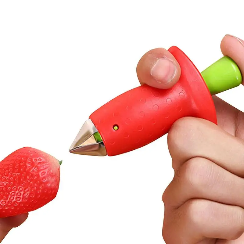 Kitchen Ware Tomato Stalks Fruit Strawberry Knife Stem Leaves Remover Fruit Slicer Strawberry Huller Corer Kitchen Tool strawberry slicer fruit stem remover