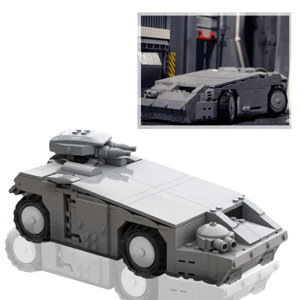 

MOC War Car Chariot M577 Military Armored Vehicle Building Blocks Set Movie Series Model Bricks Toys For Children Birthday Gifts