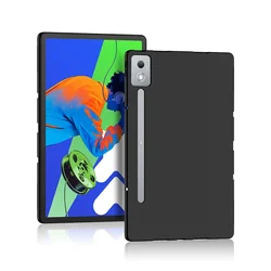 Silicone TPU Soft Back Cover for Xiaoxin Pad12.7 2025 (Black)