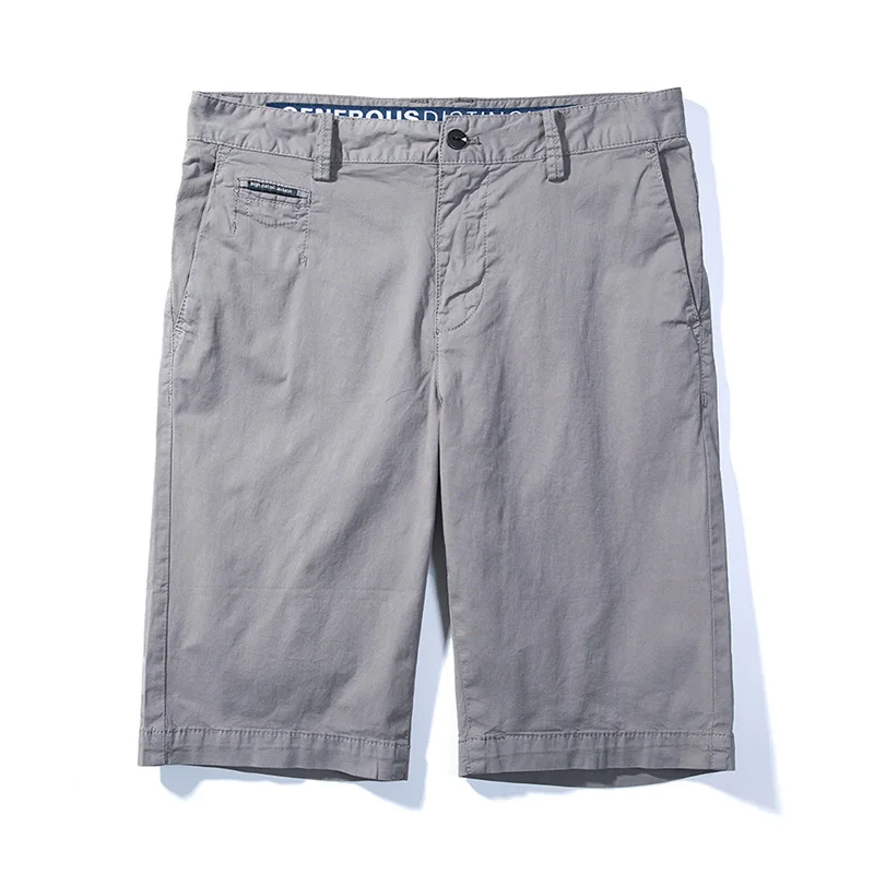 

Cotton Shorts Men Summer Solid Shorts Fashion Brand Slim Fit Capris Sports Large Stretch Breathable Casual Shorts High Quality