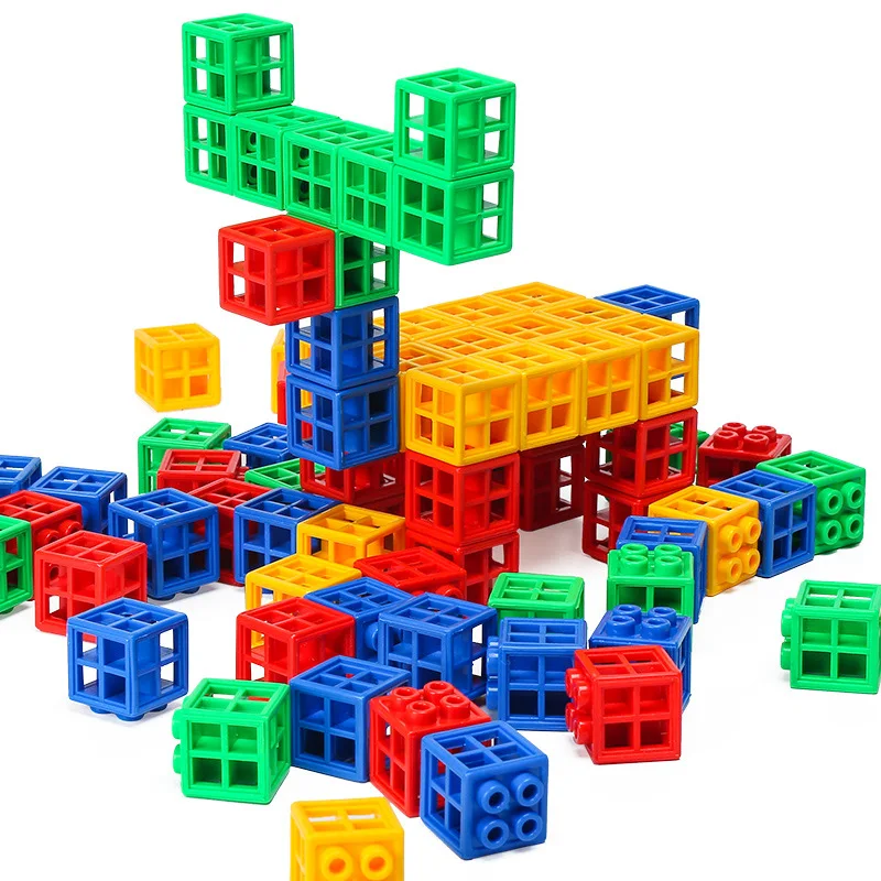 150Pcs Interlocking Blocks Cube Kids Toys Educational Bloques De Construcci&oacute;n Bausteine Kinder Brinquedo Pedagogico Infantil