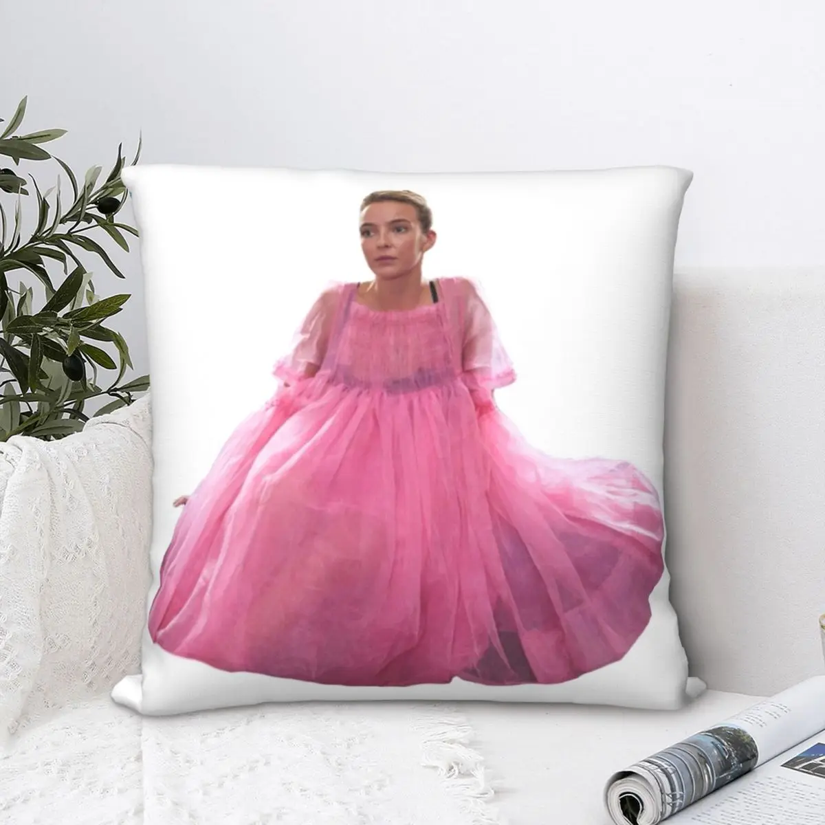 

Killing Eve - Villanelle 25 Square Pillowcase Polyester Pillow Cover Velvet Cushion Decor Comfort Throw Pillow For Home Sofa