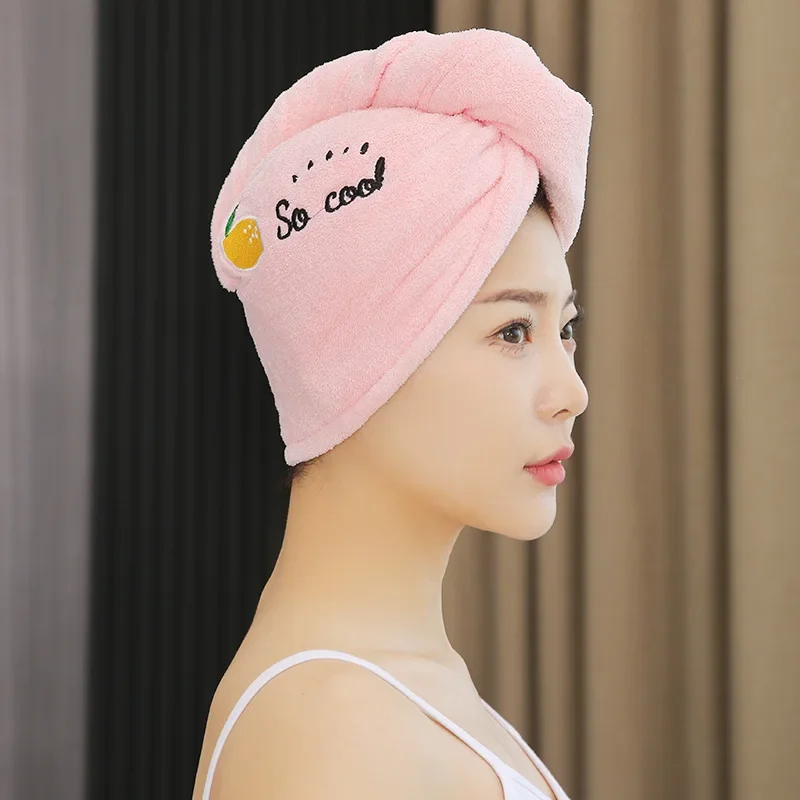 

Women Soft Microfiber Towels Shower Cap Towel Bath Hats for Women Dry Hair Cap Quick Drying Soft for Lady Head Girl Towel