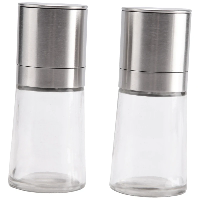 Set Macinapepe E Sale Da 2 Pezzi Macinapepe E Macina Sale Ricaricabile 6X14Cm