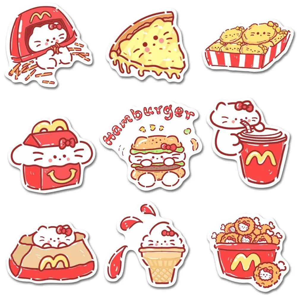 Hello Kitty Padded Food Stickers — imouto