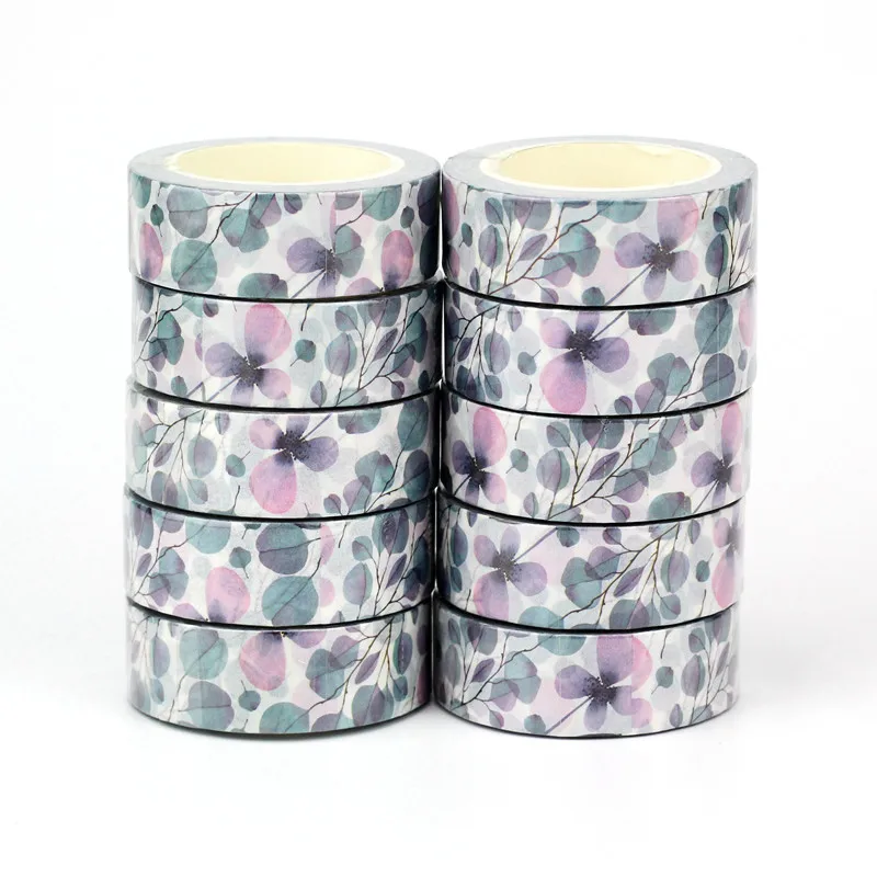 2022 Bulk New 10pcs/lot Decorative Beautiful Flowers Leaves Washi Tapes Set  Masking Tape Journaling Stationery - Washi Tape - AliExpress