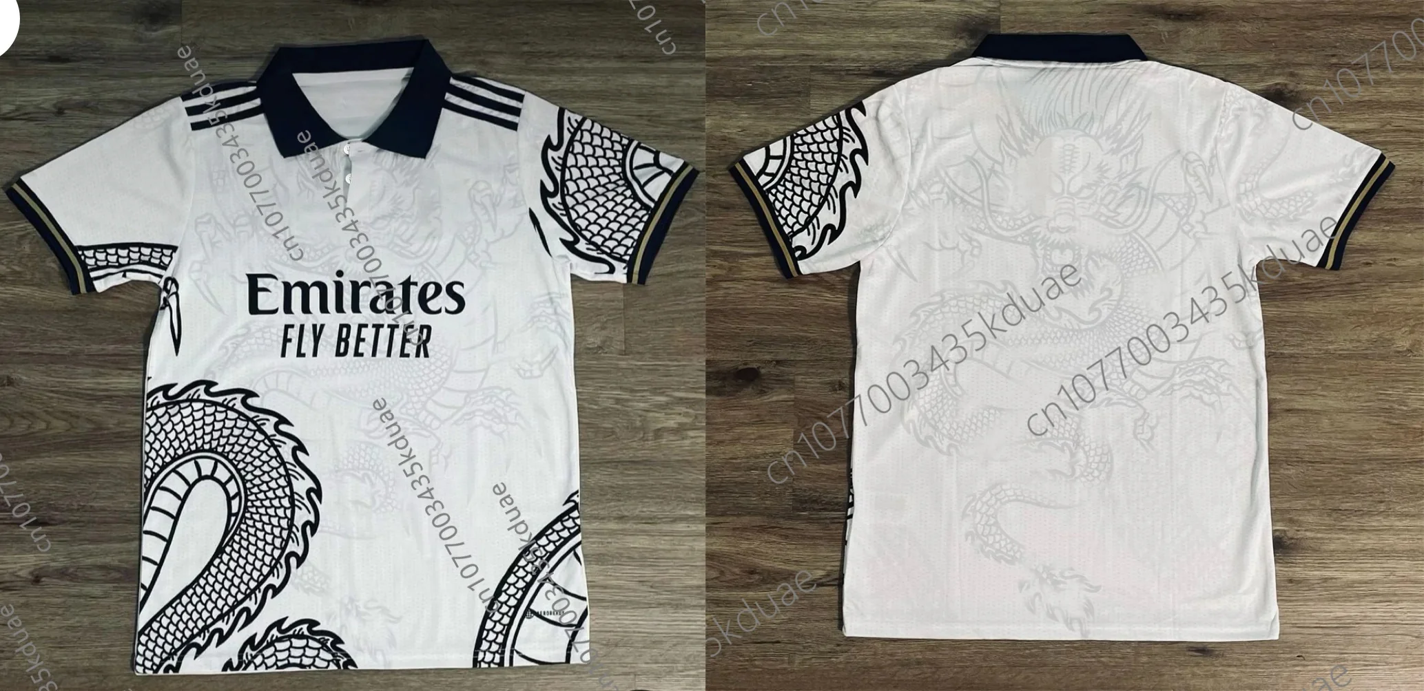 25/26 Edition Dragon Pattern Football Jersey Short Sleeve T-Shirts Men Women Casual Street Oversize Unisex Polo Quick-dry Tops