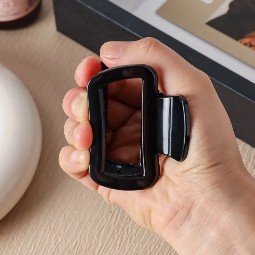 Flexible Unsnappable Hair Claw Clips Anti Collision Protection Soft Silicone Shark Clip Non-Slip Comfortable Ponytail Hairpins