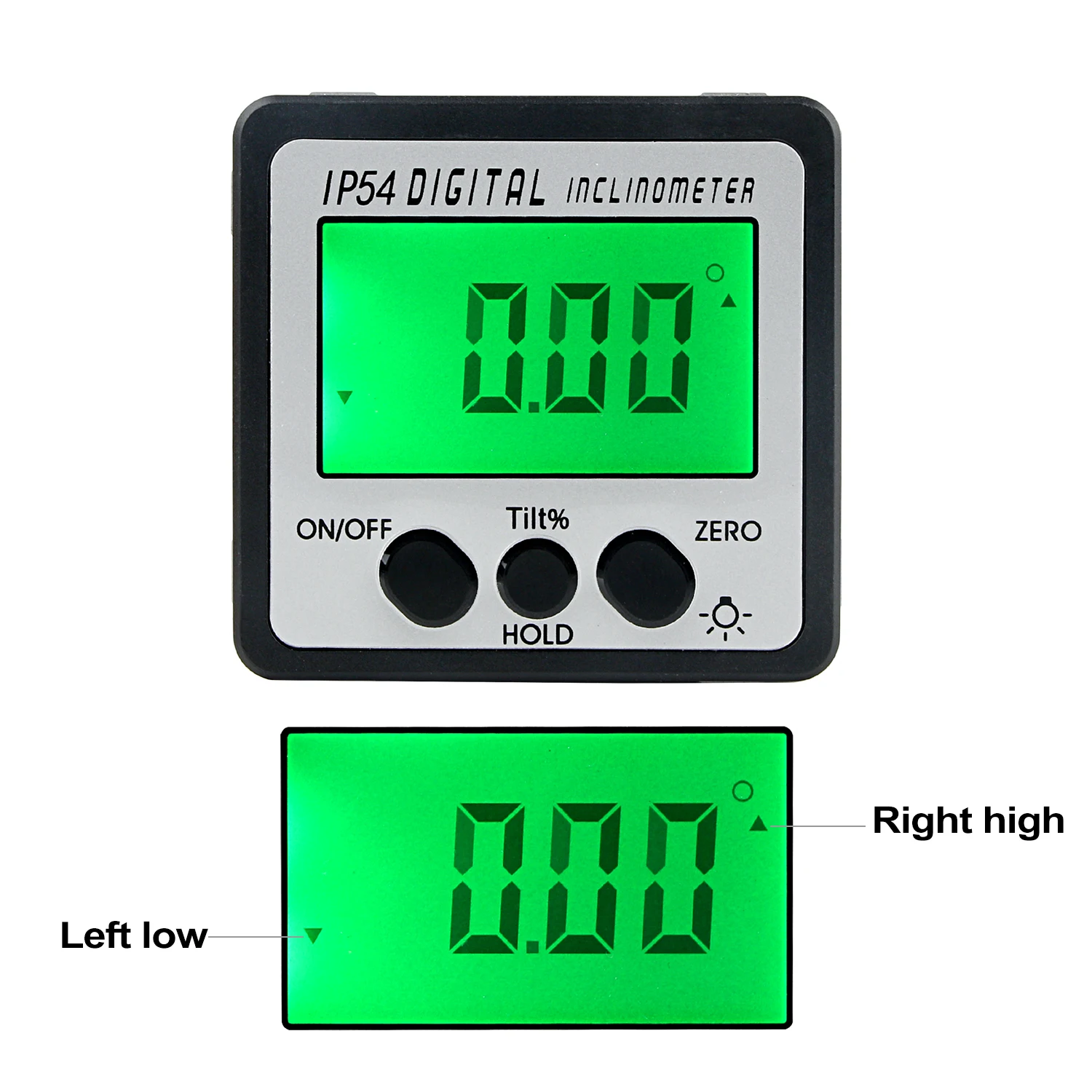 DZYTEK Digital Angle Finder Protractor Mini Handheld Angle Gauge Woodworking Measuring Tool Cube Inclinometer