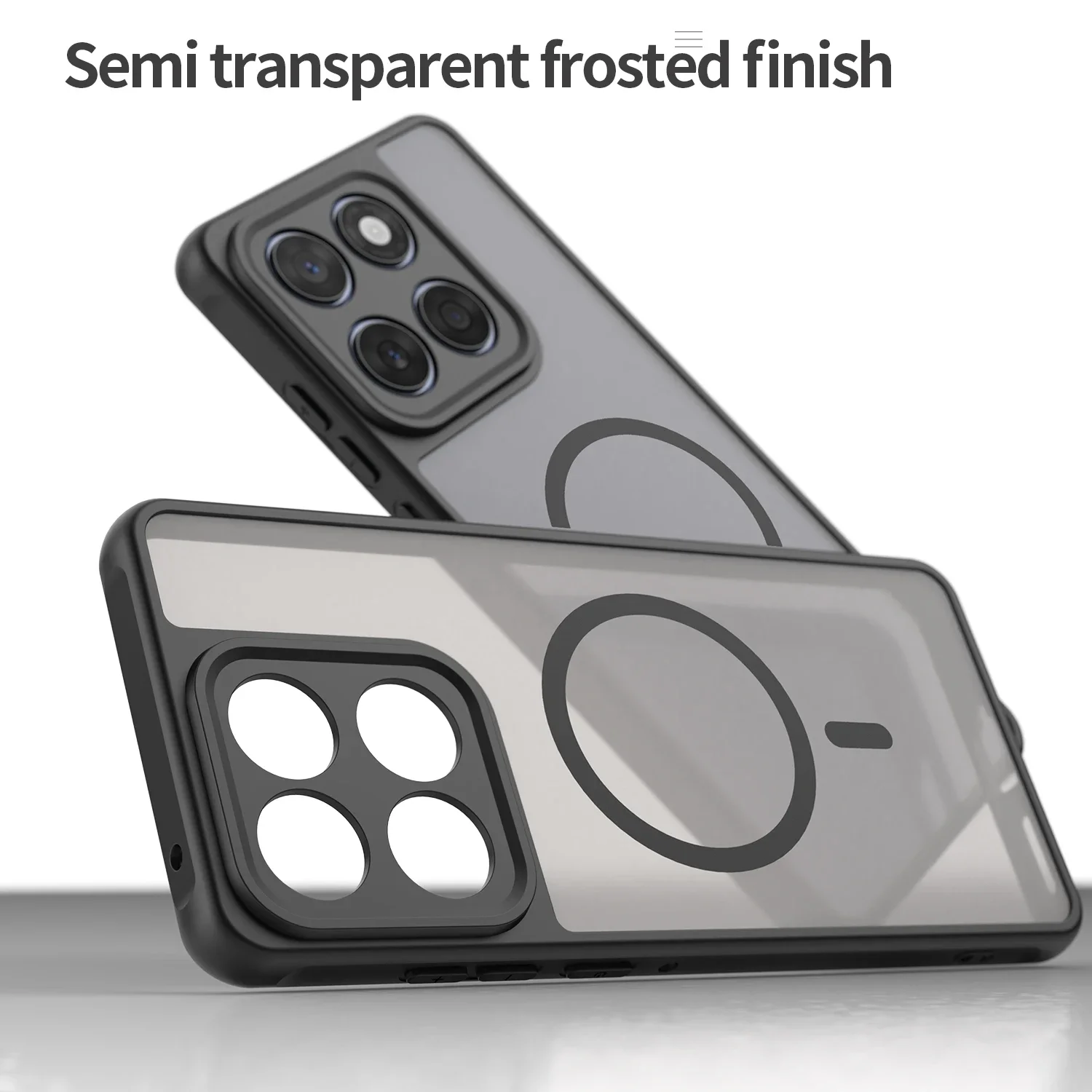 Matte Clear Magsafe Magnetic Shockproof Case
