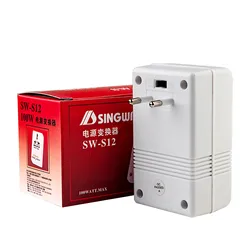 Dual Voltage Travel Power Converter for Small Appliances - 100W Adapter (EU Plug)