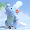 Kawaii  Cooking Mouse King Pendant Plush Toy Mouse Doll Bag Pendant Doll Keychain Grabber Doll Gift for Girlfriend's Birthday 4