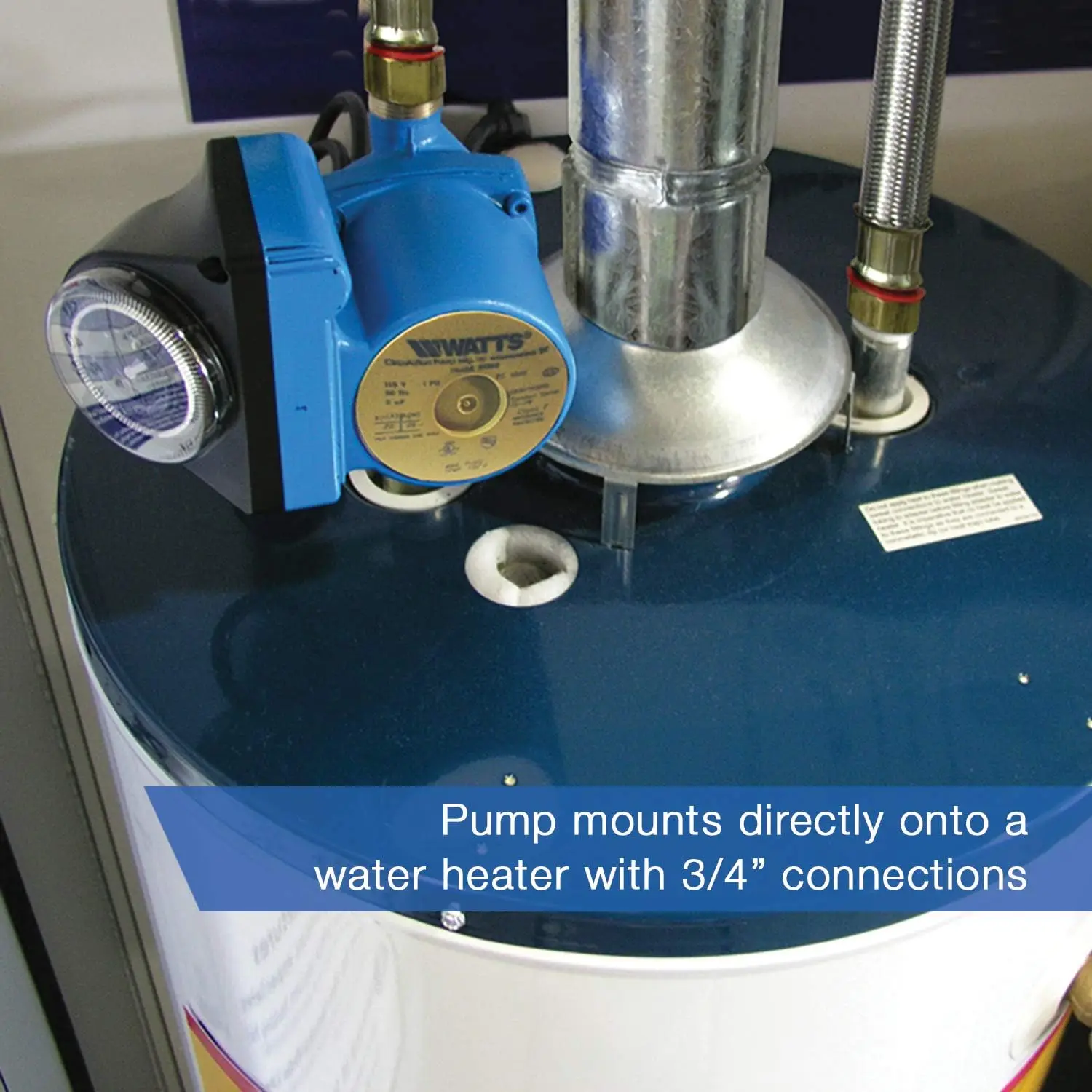 Watts Hot Water Recirculation System with Programmable Timer for Tank Water Heaters Instant Hot 120V Pump 10 ft Cord