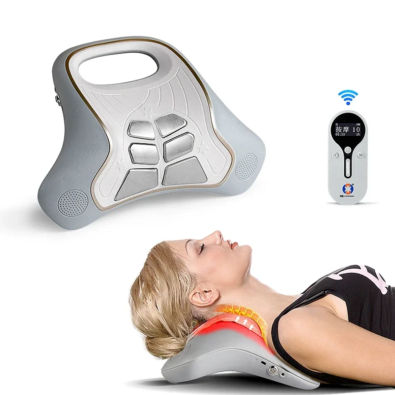 

Cervical Back Muscle Pain Relief Tool Shoulder Leg Body Electric Pulse Neck Massager