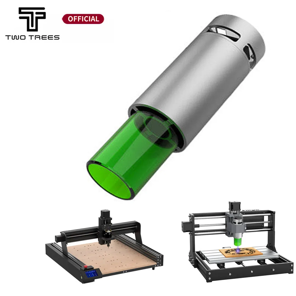 Twotrees 40W Laser Module CNC Router GRBL Control 450nm Blue Fixed Focus Laser Head for CNC 3018 PRO Laser Engraver 3018 Max