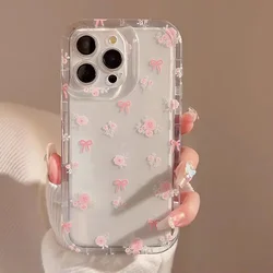 Pink Flower Clear Airbag Protective Case - Samsung S10 5G (S21773)