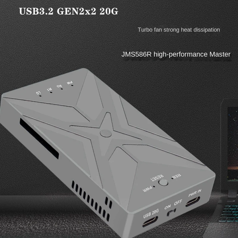   ϵ ũ ڽ TYPE-C, M.2 NVME SSD RAID , USB3.2 GEN2X2 20G 586R