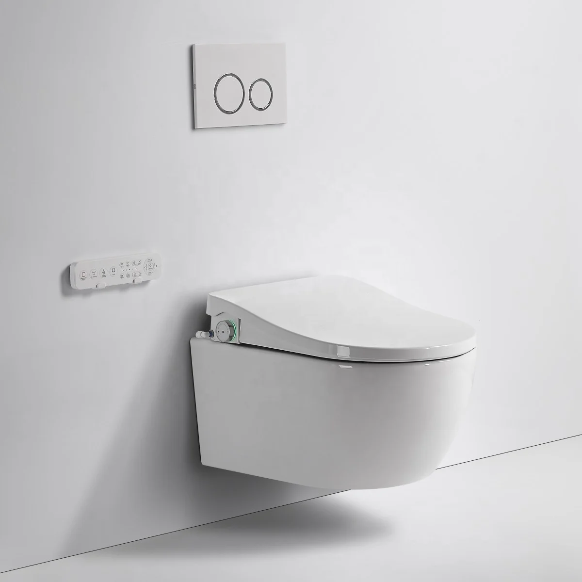 New Wall Hung Smart Toilet Intelligent Seat Heated Automatic Wall Mounted Smart Toilets Seat Electric Cover