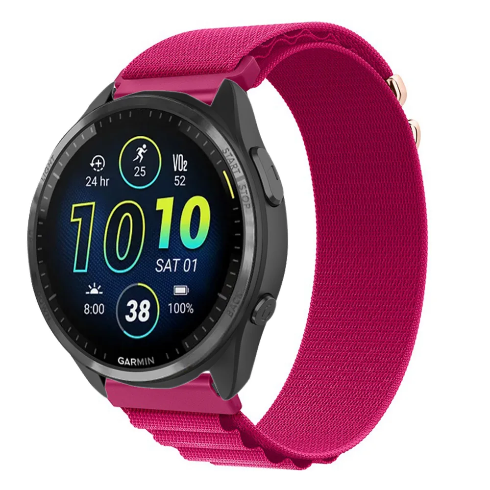 Breathable Nylon Wristband Strap, 20/22mm