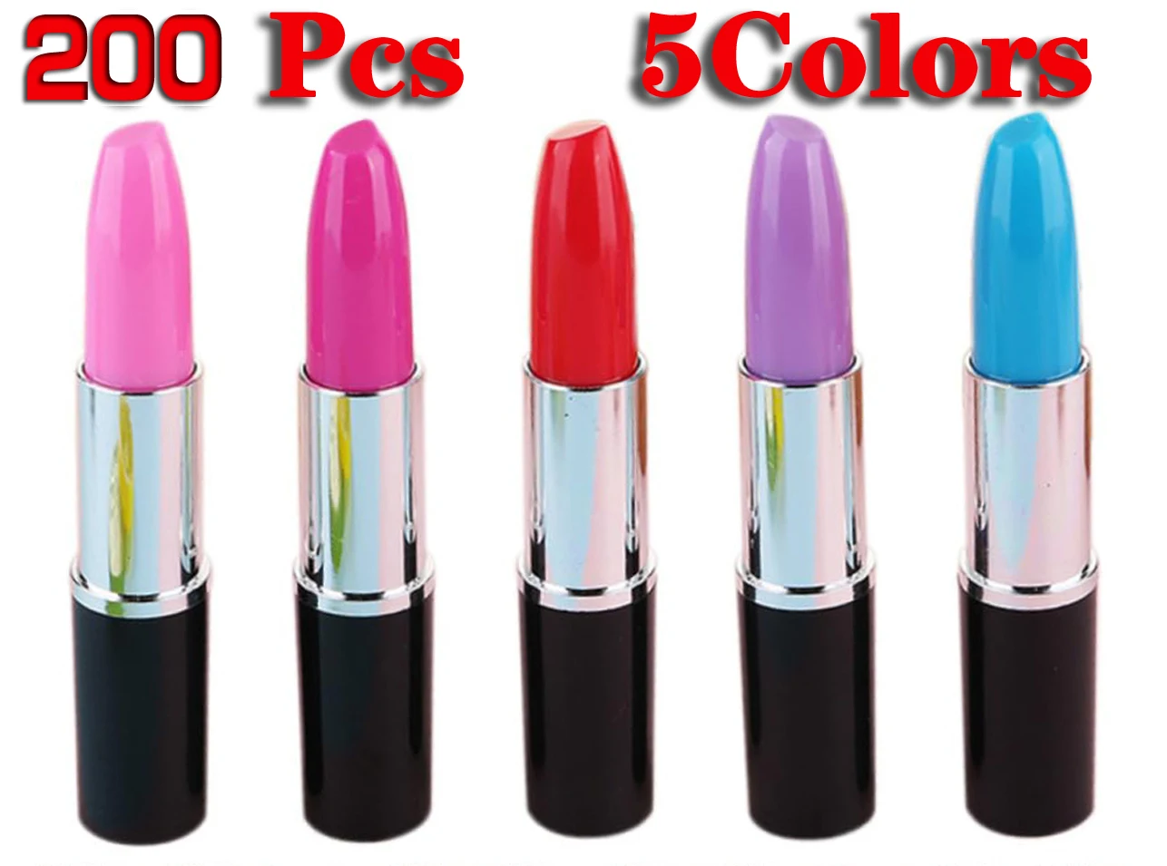 200pcs-black-gel-pen-ink-lipstick-pen-office-tabletop-decor-cute-ball-pen-ball-point-pens-lipstick-ballpoint-pen