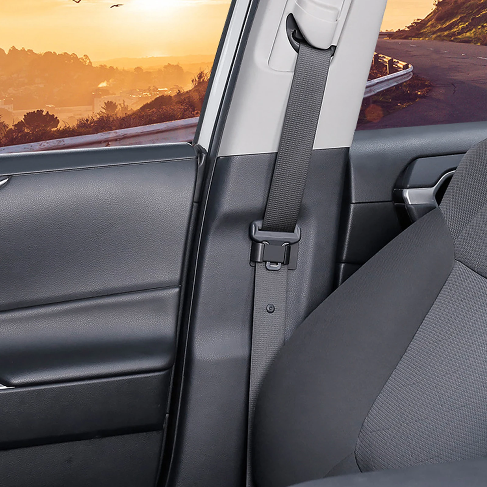 

For VW BMW KIA Honda Nissan Hyundai Car Interior Supplies Seat Belt Holder Stabilizer Fastener Universal Style Auto Accessories