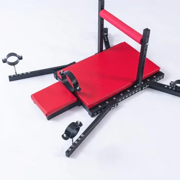BDSM Mobili Erotici Trainer Sedia Del Sesso Gamba Splitter Gamba Apertura BDSM Bondage Rack Vincolante Puntelli Giocattoli Del Sesso per Coppie Adulti