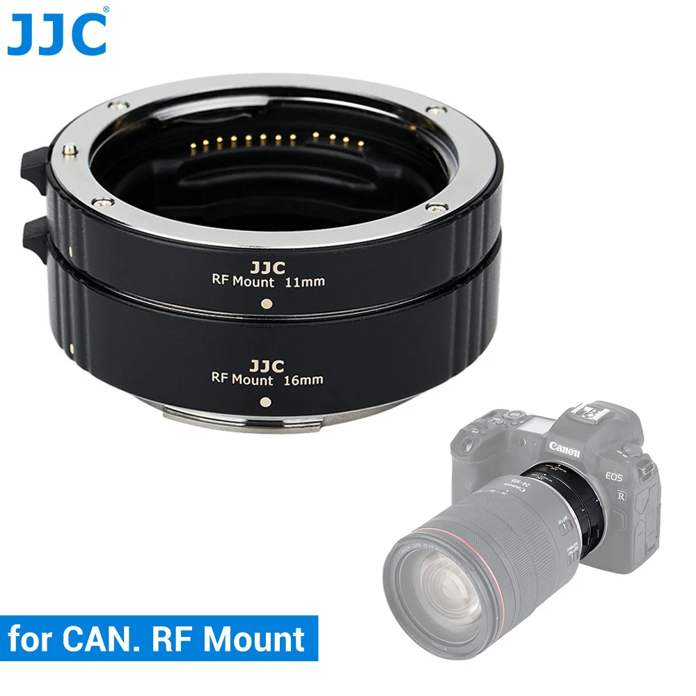 Jjc Rf Mount Auto Focus Macro Extension Tube Set For Canon Eos R5 R6 Rp