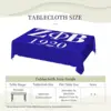 Customized Zeta Phi Beta Sorority Logo Rectangular Tablecloth Oilproof Table Cloth Greek Letter 1920 Table Covers 6