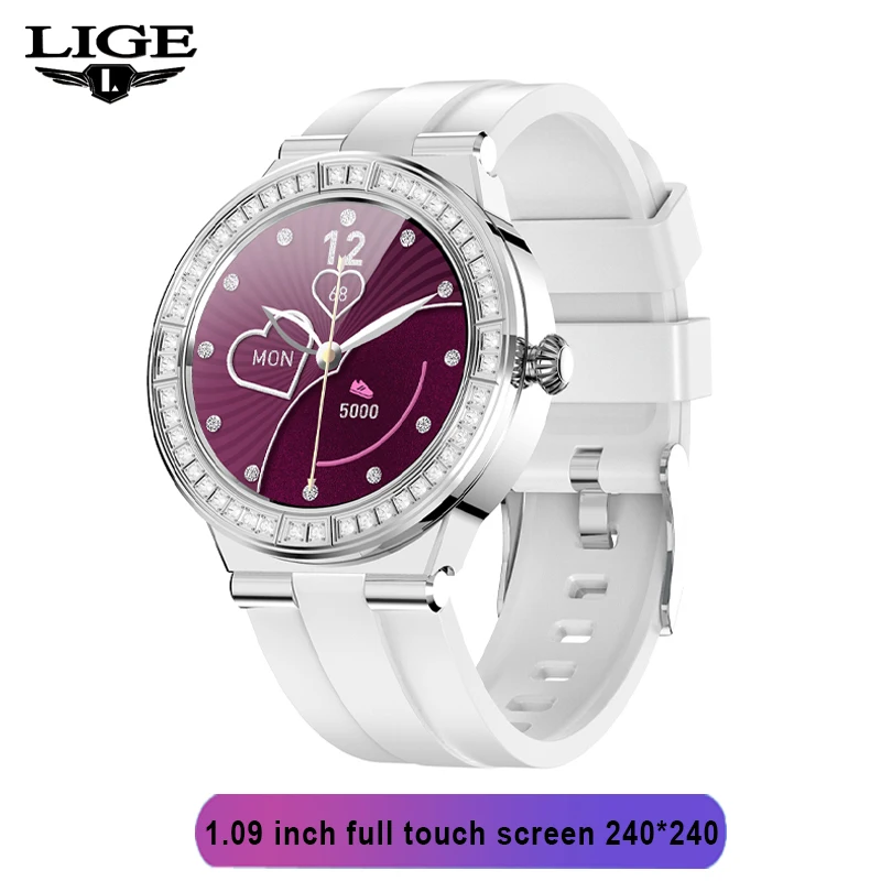 2022 LIGE 1.28-inch Smart Watch Men Heart rate ECG Monitor Sport IP67 Waterproof Watches Real-time Weather men women Smartwatch 