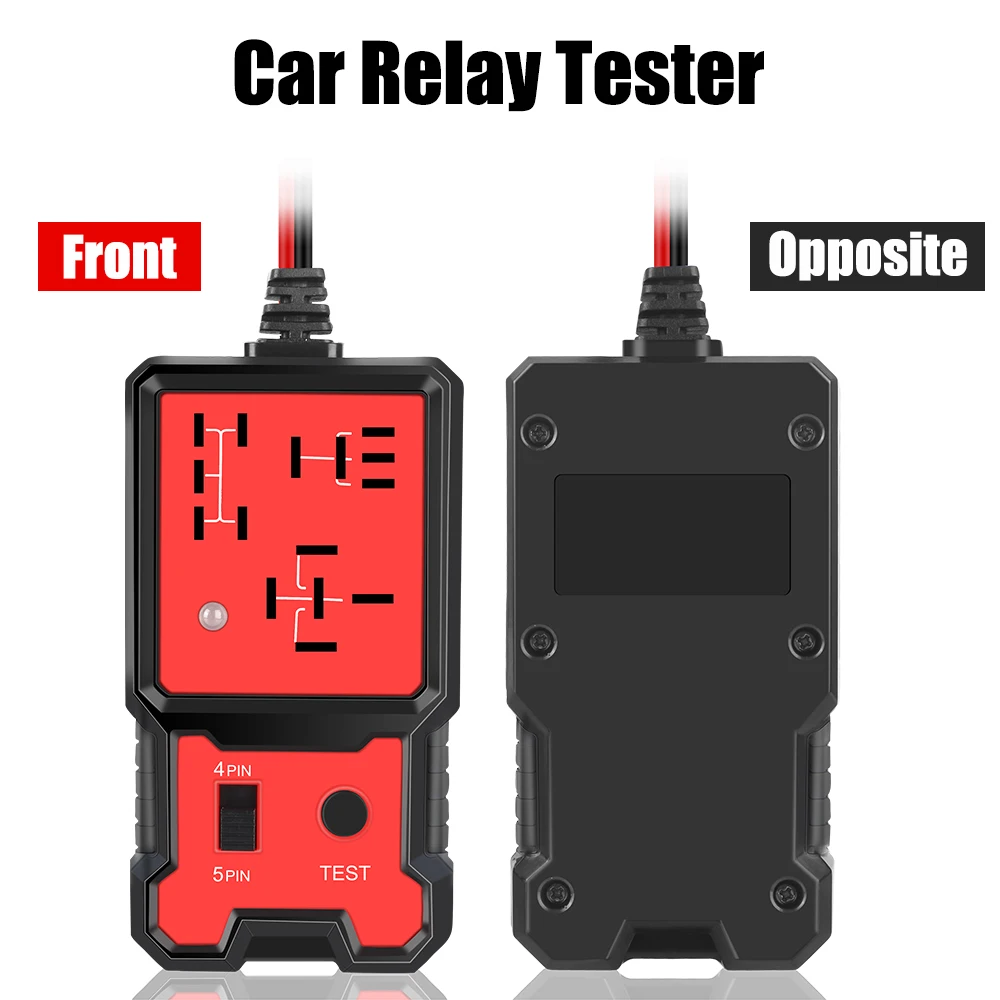 Car Relay Tester Universal 12V Car Relay Tester Electronic Automotive Relay Tester For Auto Battery Checker Alternator Analyzer Diagnostic Tool