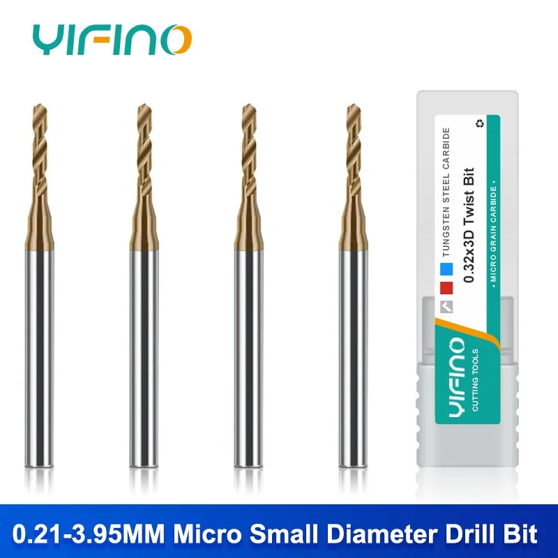 

YIFINO HRC55 CNC Machining Center Milling cutter Integral Tungsten Steel For Twist Bit Steel Coated Fixed Shank Drill