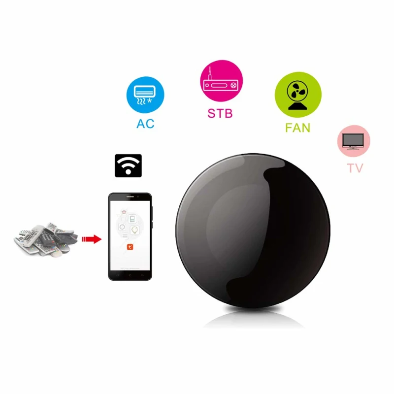 1/5PC Tuya Smart Universal WiFi IR Remote Control DIY Smart Home System for TV DVD AUD AC Air Conditioner with Alexa Google Home