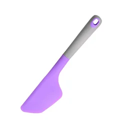 Premium Non - Stick Silicone Cooking Utensil Set - Spatula & Scraper (Purple)