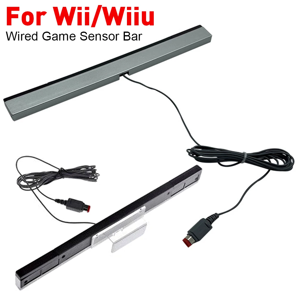 For Wii Wiiu Game Sensor Bar with Extension Cord Wired Motion