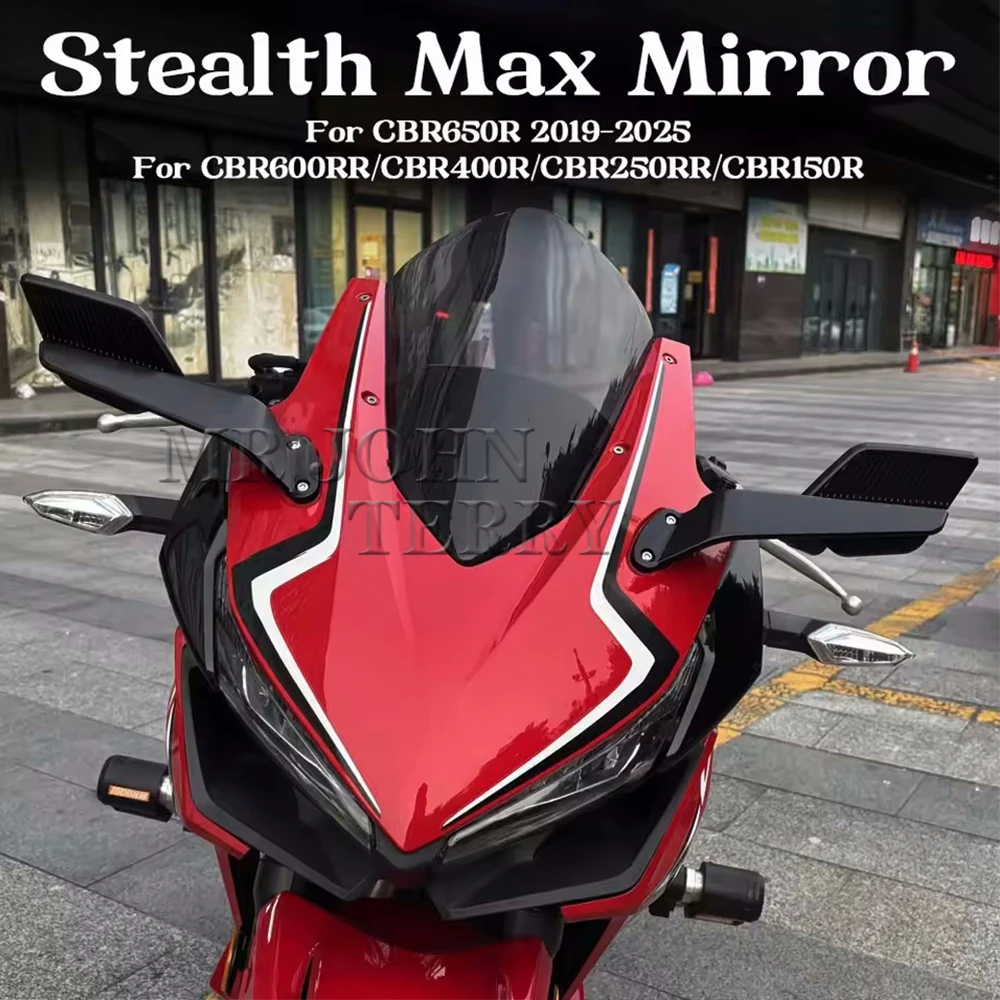 CBR650R 2019-2025 신형 후사경 오토바이 CBR400R CBR150R 윈드 윙 조절식 후사경 혼다 CBR250R CBR600R용