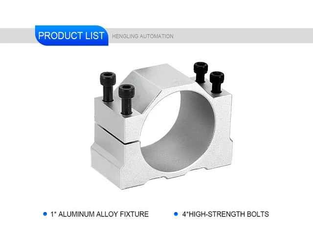 Morsetti Supporto Motore Mandrino CNC In Alluminio Con Vi - Foto 7