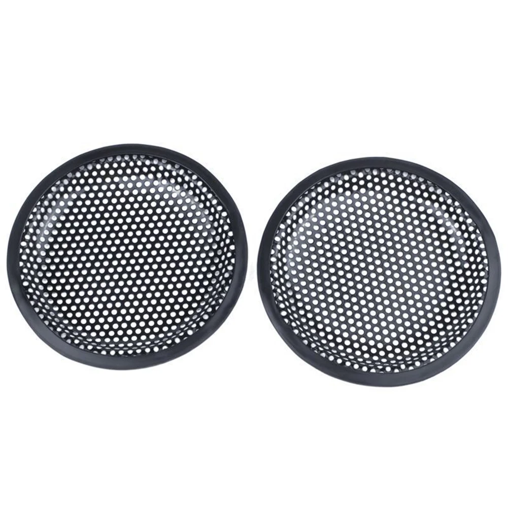 

6.5inch Metal Mesh Round Car Woofer Cover Speaker Grill Black 2 Pcs 2024 Hot Sale Brand New And High Quality Discount