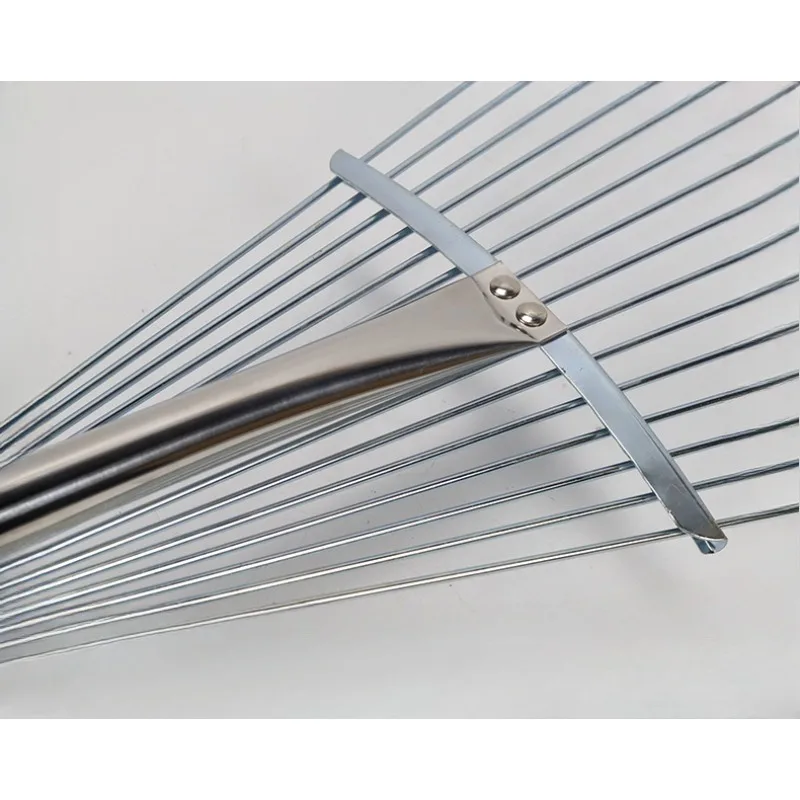 Leaf Rake Stainless Steel Retractable, Used for Dry Leaves, Garden Finishing, Branch Cleaning, Garden, Garden Tools, Lawn Tools 3