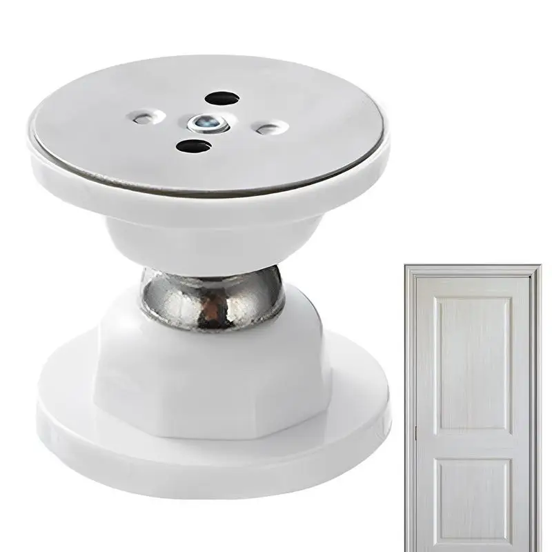 Stainless Steel Door Stopper Holder Magnetic Door Catch Anti Collision Windproof Doorstop Free-punch Suction Wall Protector