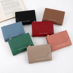 Minimalist Slim Luxury Leather Ladies Women Girls Bank Card Coin Small Purse Wallet Billfold Passport Credit Holder Moneybag